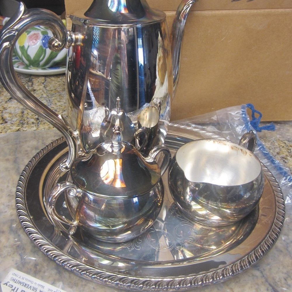 Vintage, Silverplate Coffee/Tea Set by Oneida